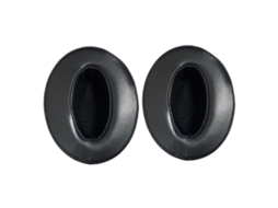 Almofada Para Auscultadores Sennheiser Hd 450 De Orelhas De Espuma Macia Pele De Carneiro Preto
