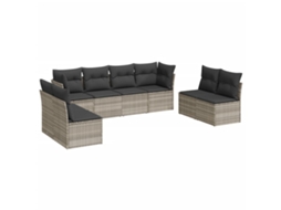 Garden Sofa Set, Garden Sofa Sets Vidaxl Cinzeto Rattan / Vime (n/a)
