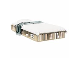 Estrutura de Cama Derivados de Madeira Carvalho Sonoma MAISON EXCLUSIVE 100x200 cm