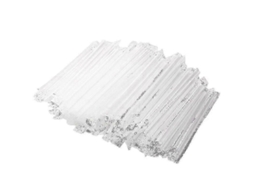 Pack 300 Palhinhas Plástico 12mm para Batidos, Chá Bolhas e Smoothies CHARM