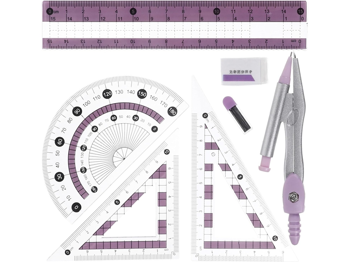Régua Flexível de 30 cm, Portátil, para Transferência de Dados, Desenho e Medição, em Plástico e Ferro, para Estudantes