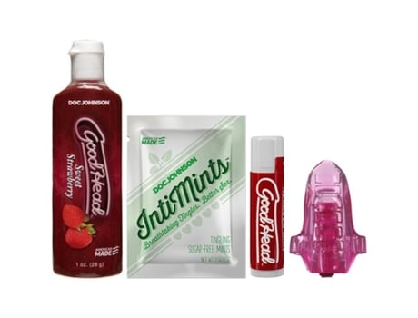 Doc Johnson - GoodHead Lick It Kit - Fresa