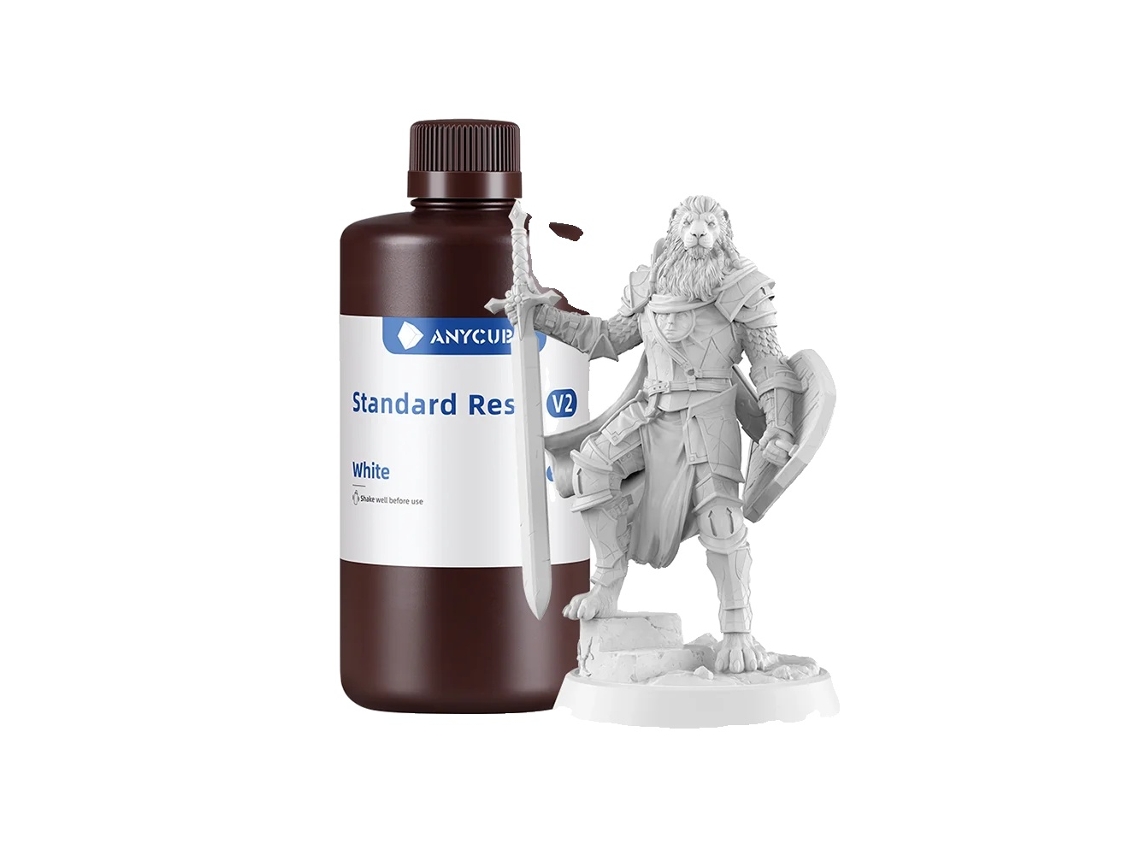 Resina Uv Padrão, Alta Densidade 1.05 1.25 G/cm³, Resistência Ao Calor 60 65°c, 10kg Branco Oem