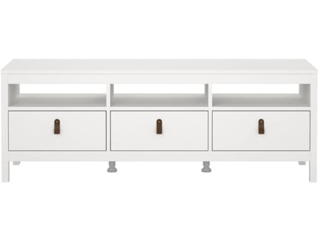 Embalagem de Peças TVILUM para Movel TV Albufeira 3 Gavetas (151.4 x 38.4 x 54.1 cm - Branco)