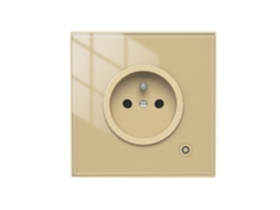 Wifi Tuya Para Tomada De Parede Inteligente Ue//fr Tomada Padrão Plugue Para Smart Life Para Vidro De Vigilância Residencial Aleax Slowmoose