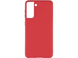 Capa Samsung S21 ACCETEL Silicone Líquido Vermelho