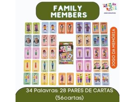 Livro Play To Learn - Family Members De Diversos (português Do Brasil)