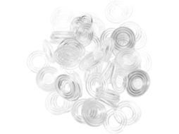 Toddmomy Conjunto De 100-protetores Transparentes Antiderrapantes Para Móveis, Almofadas De Vidro Com Rosca, Sem