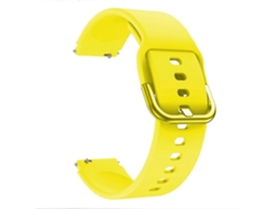 Pulseira De Silicone Com Fivela Eletroplaqueada Para Xiaomi Mi Watch (branca)