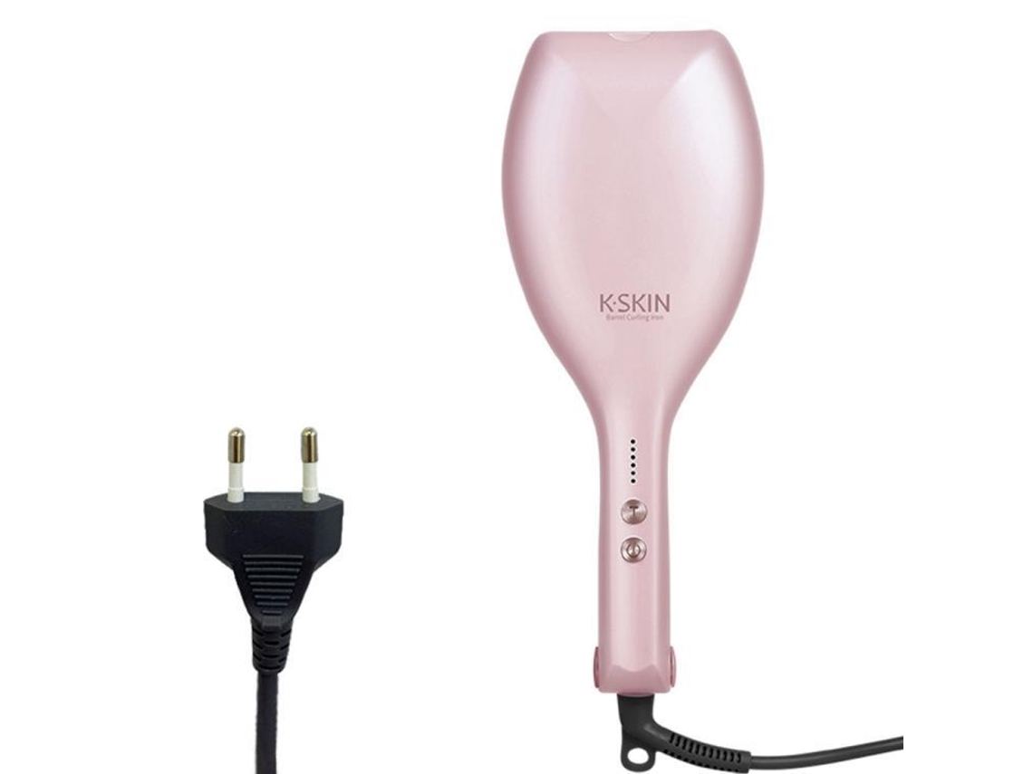 Modelador De Cachos Elétrico Com Íons Negativos Mdug (rosa)