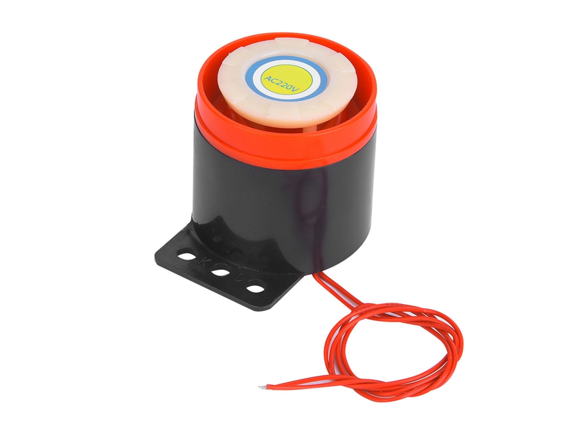 Alarme Buzzer Ativo Laxiscreed 220v Com Volume De 110db Para Sistemas De Segurança