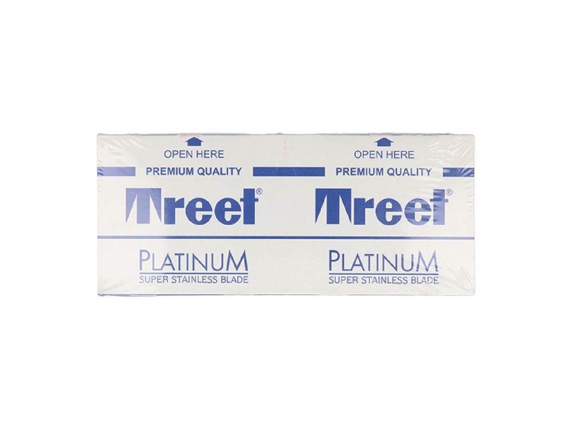 Lâmina Platinum Super Stainless TREET 100 Uds