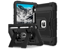 Capa Para Ipad Air 11 M2 2024/air M3 2025, Protetora À Prova De Quedas Tuotuo (preta)