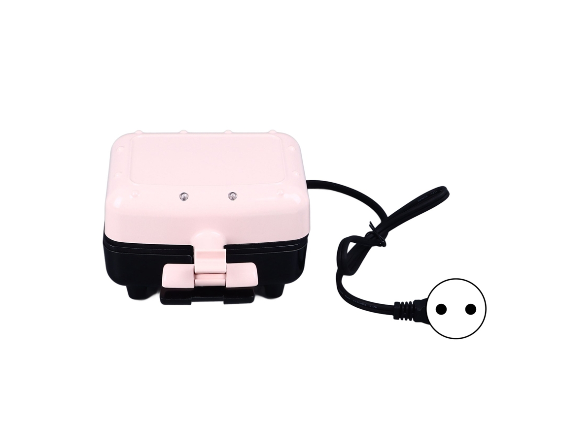 Máquina de Mini Sanduíches Antiaderente com Luz Indicadora e Alça Anti aquecimento 300w
