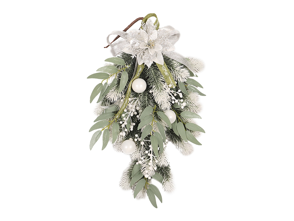 Árvore de Natal Invertida com Flores Brancas LAXISCREED