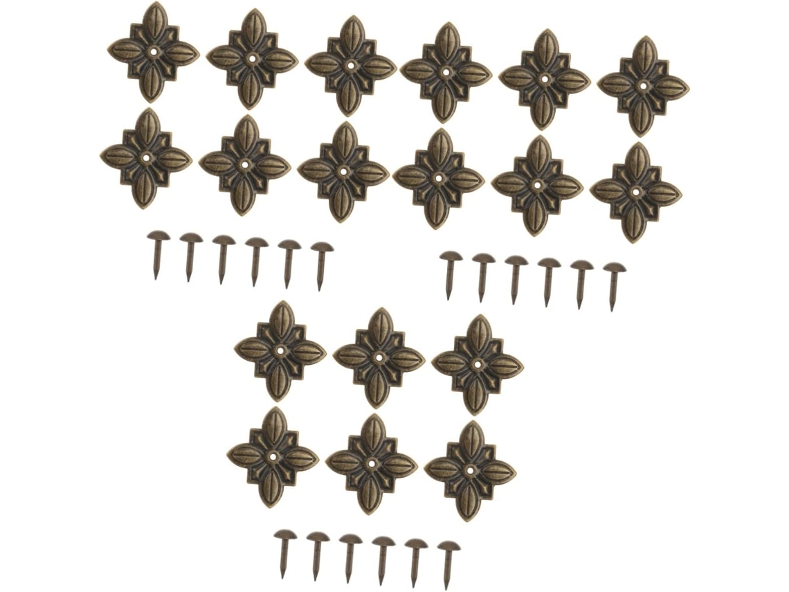Conjunto De 18 Pregos Decorativos Retrô Para Móveis, Acessórios Sofá