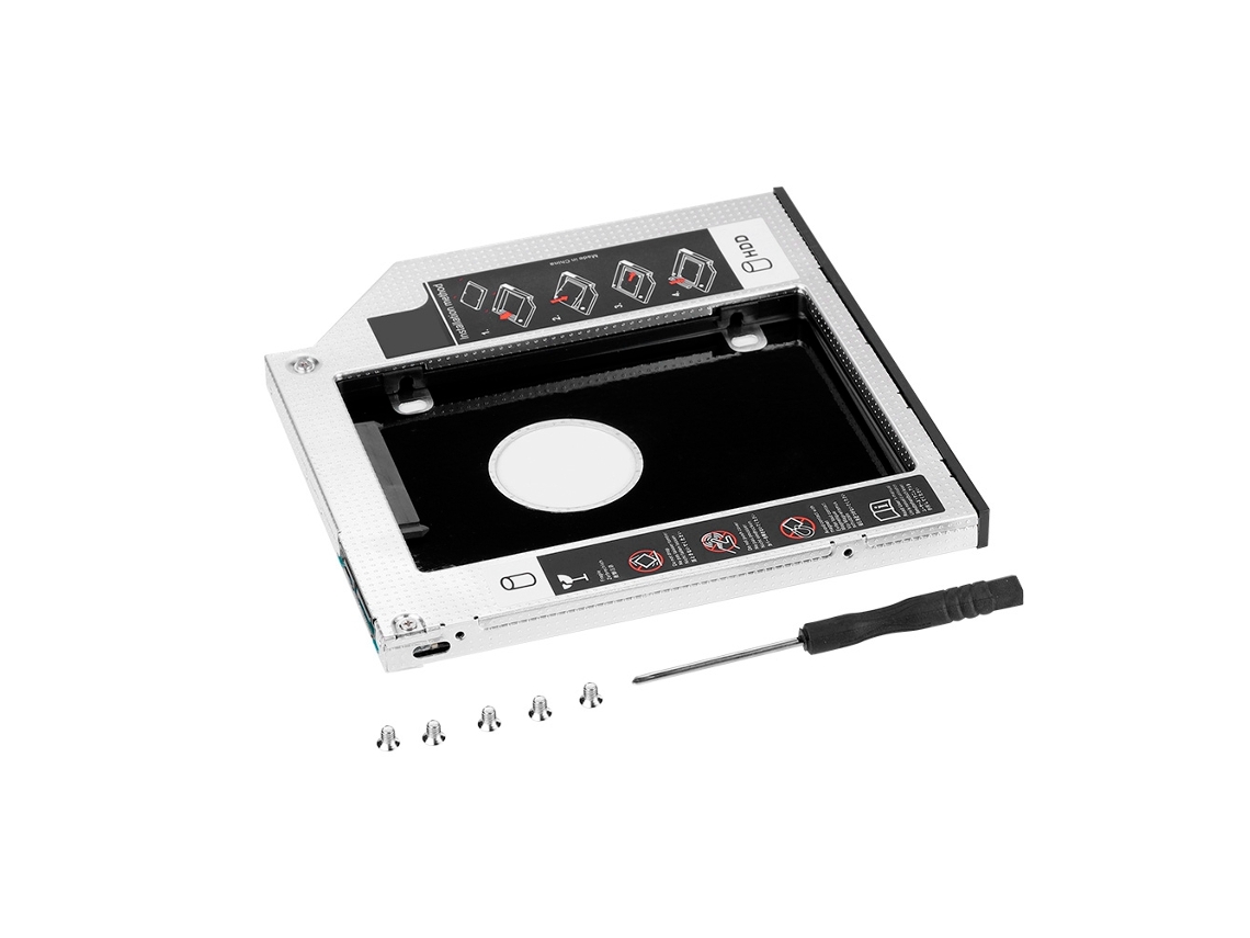 Suporte De Gabinete Para Disco Rígido Sata3.0 De 9,5mm Para Hdd Interno De Pc/notebook Laptop
