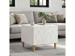 Vidaxl Mesa De Centro Branco 50 X 49 X 40 Cm Derivados De Madeira