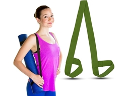 Fitas de Fixação Ajustáveis ​​para Tapete de Yoga, Suporte para Ginástica, Bolsa de Transporte Academia, Alças Ombro Portáteis, Elástic-aquaforge