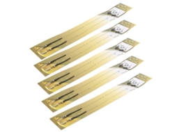 5 Enfeites Pesca Carpa Anzol Metal Linha