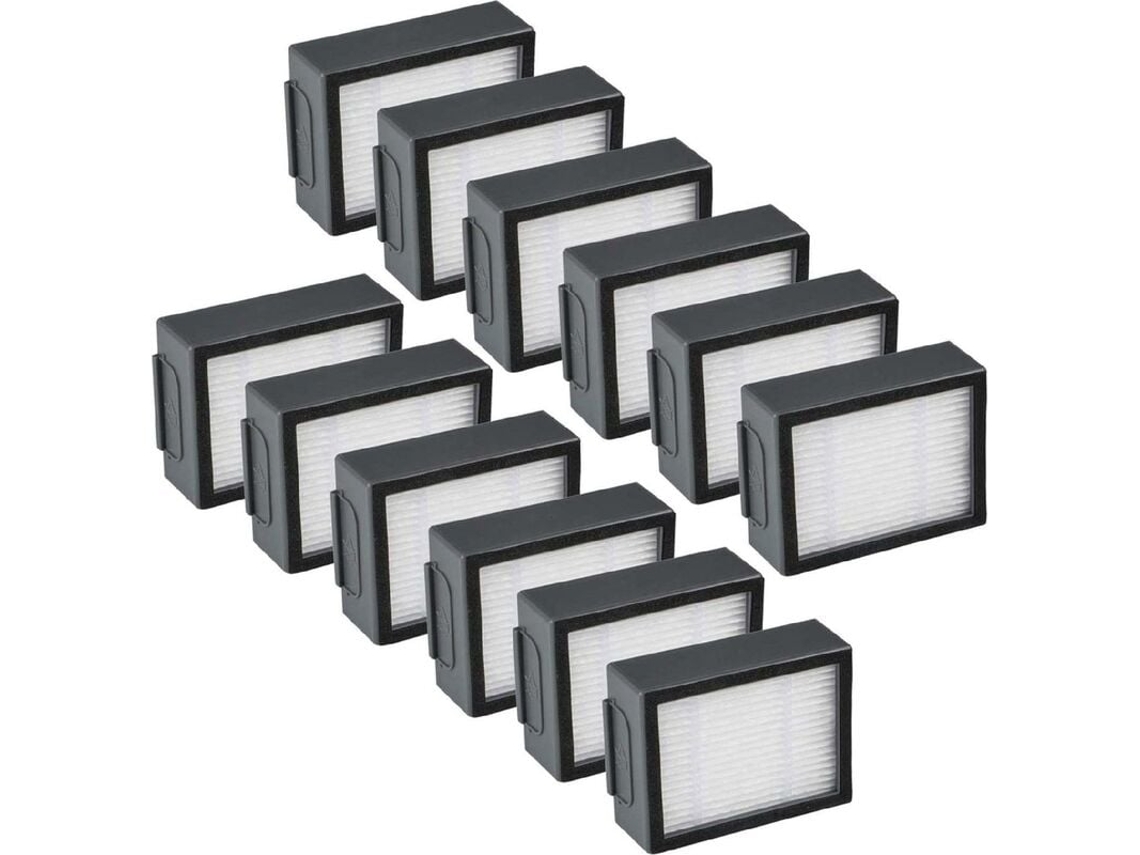 Pacote Com 12 Filtros De Reposição Para Irobot Roomba IE I7 E5 E6 Acessórios Para Aspirador De Pó J7 Zeuxo
