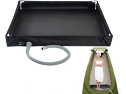 Bandeja De Duche Portátil, Base De Duche Dobrável E Balde De Água