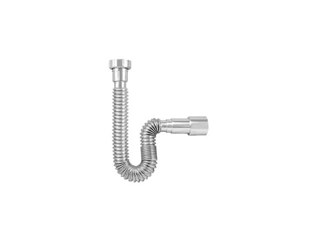 Tubo Sifão Extensível Cromado Com Porca Metálica 11/2x40 Meval