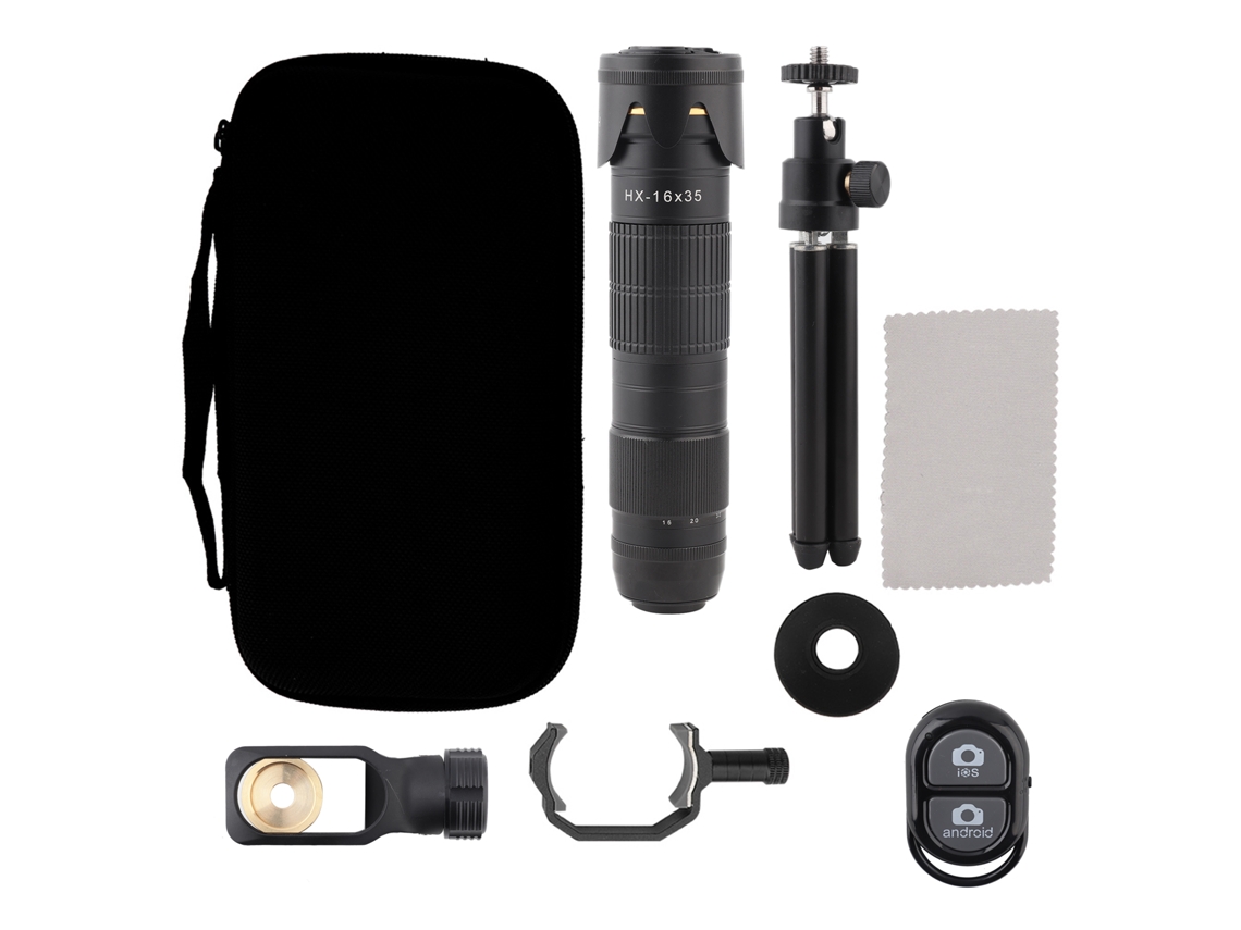 Kit de Lente Telefônica Telefoto EOOCOO (zoom de 16~35x, Função de Ajuste Duplo)