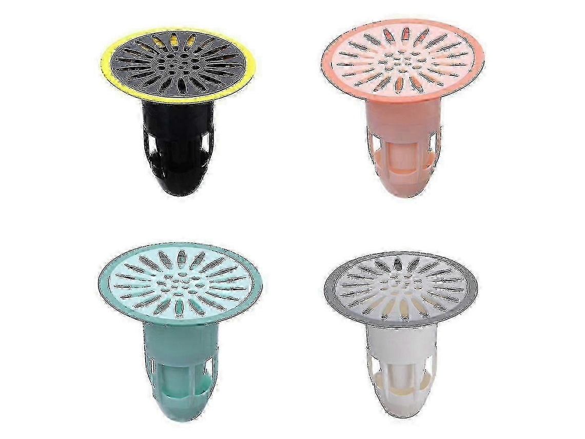 2pcs Prova Cheiro Chuveiro Sifão Sifão Tampa Drenagem De Filtro Do Conector Do Banheiro