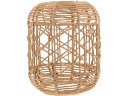 Luminária Decorativa Suspensa De Corda De Papel Natural Trançada À Mão Em Imitação De Rattan, Tamanho Pequeno.