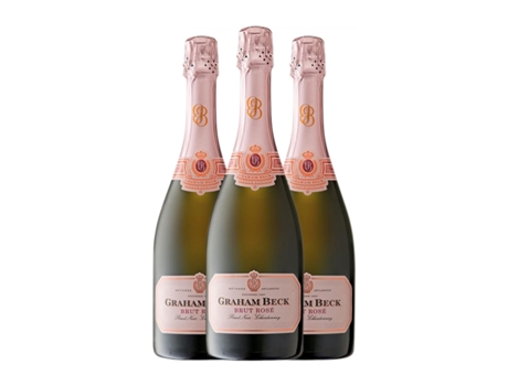 Espumante rosé GRAHAM BECK Cap Classique Rosé Brut Western Cape (0.75 L - 3 Unidades)