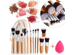 Kit de maquillaje (aplicación de polvos, cuidado de cejas)