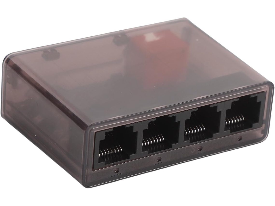 Cabo Usb Ethernet De 1/4" 1000 Mbps Para Switch/roteador Com Conector Rj45