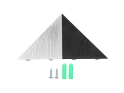 Lâmpada de Parede triangular 5w LED branco quente decorativa para ambiente residencial e bar | S/MARCA