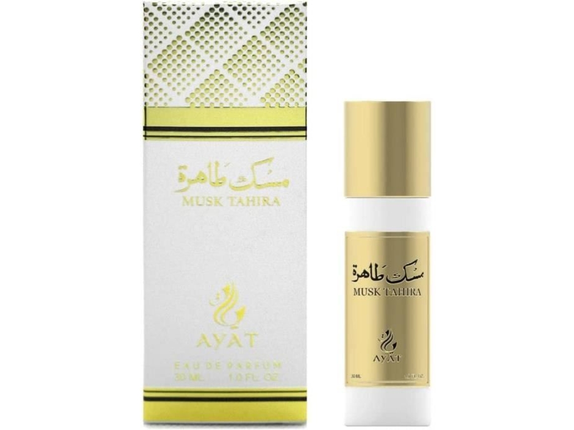 Eau De Parfum Musk Tahara 30ml Edp Oriental Arab Original Unissex Gift Idea Pêssego, Canela, Rosa Ayat Perfumes