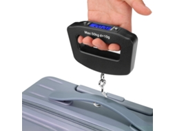 Balança Digital de Design Compacto para Viagens de Bagagem e Veículos Suspensa com Visor Lcd Retroiluminado, Durável, Multifuncional STELASPLEN