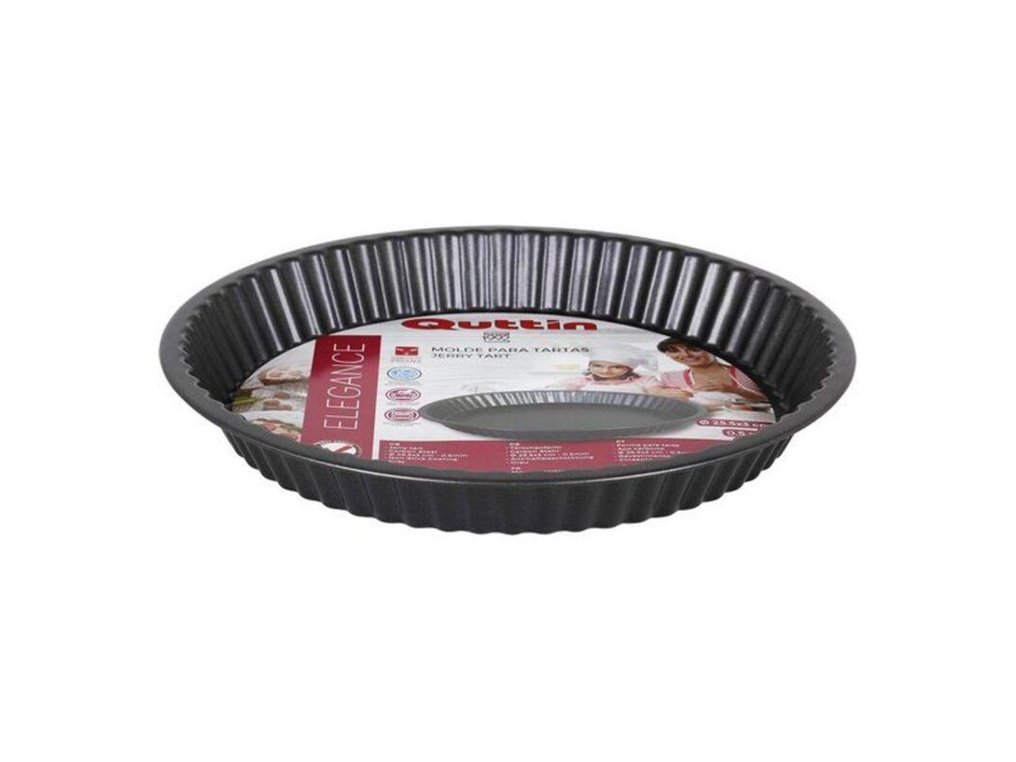 Bandeja para Forno QUTTIN 25,5 X 3 Cm Cinzento Aço com Carbono