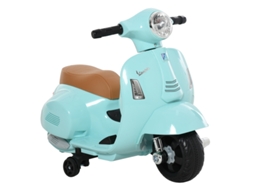 Scooter Estilo Vespa em Metal Verde Azulado para 1,5 3 Anos