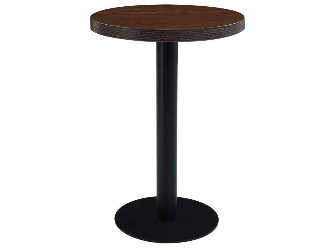 Bistro Table, Bistro Tables Vidaxl Marrom Mdf (60 X 75 Cm)