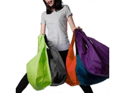 1 Sacola de Compras Dobrável Portátil, Grande, em Nylon, Resistente GOKOCO