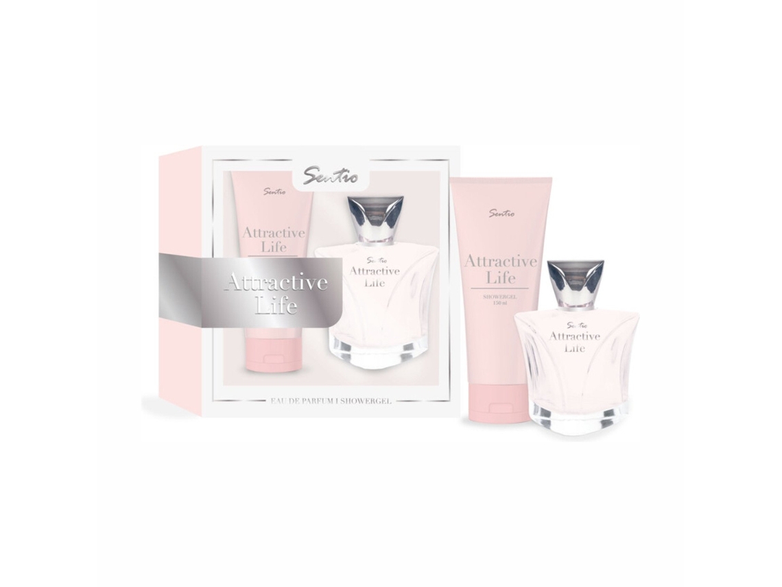 Coffret Attractive Life Gel Duche 150ml Eau De Parfum 100ml Sentio