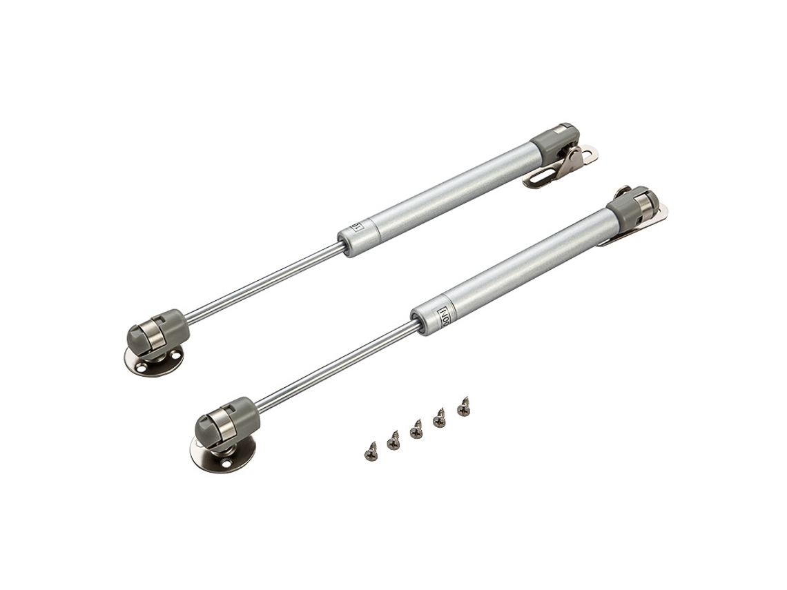 Dobradiça Com Amortecimento Para Porta De Armário De Cozinha Utiliza Dois Amortecedores A Gás, 100n