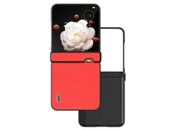 Capa De Celular Abeel Luolai Series Em Couro De Três Partes Para Honor Magic V Flip