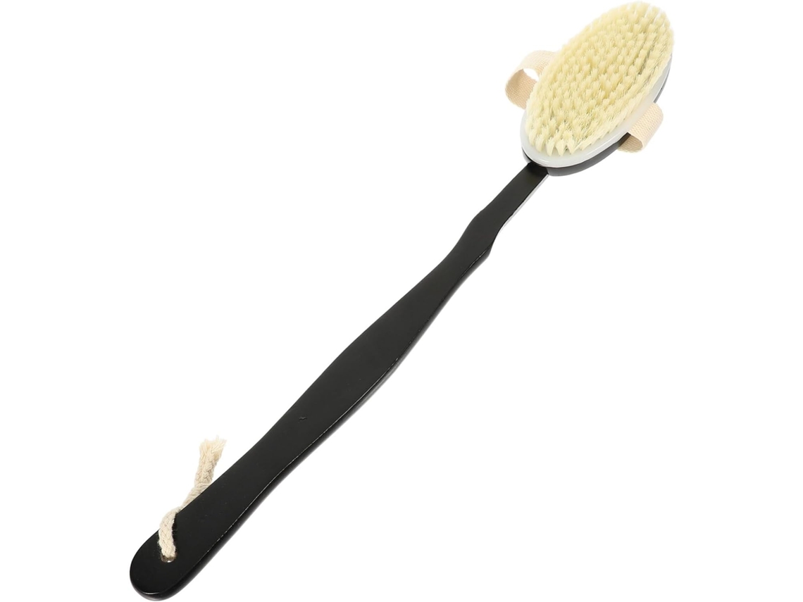Escova Garvalon Com Cabo Para Esfoliação E Limpeza Corporal, Ferramenta De Banho Macia Para Máximo Conforto