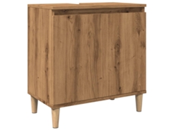 Sink Cabinet, Sink Cabinets Vidaxl Marrom Madeira Processada (n/a)