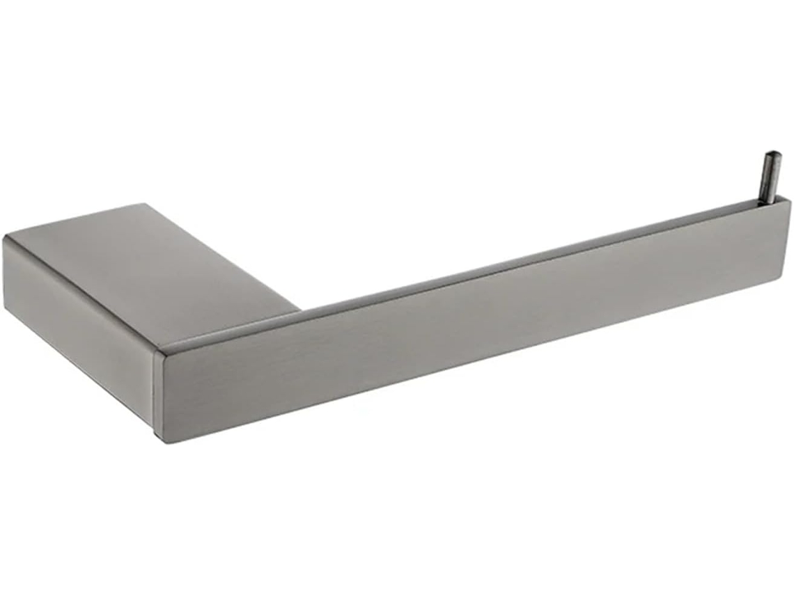 Suporte Para Papel Higiênico Em Aço Inoxidável Cinza Jazz, Acessório De Luxo Para Banheiro 1 Unidade