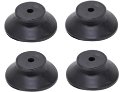4 Cuscinetti Per Compressori D'aria M6 In Gomma Isolamento Delle