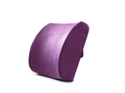 Travesseiro lombar de espuma viscoelástica respirável Slowmoose para alívio da dor, ideal para mesa e carro, vermelho
