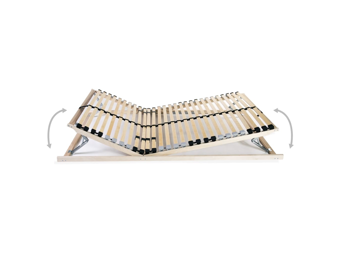 Estrados de Ripas 2 Pcs com 28 Ripas 7 Zonas 80x200cm MAISON EXCLUSIVE