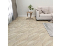 Vidaxl Pranchas De Piso 55 Pcs Bege 5,11 M² Pvc